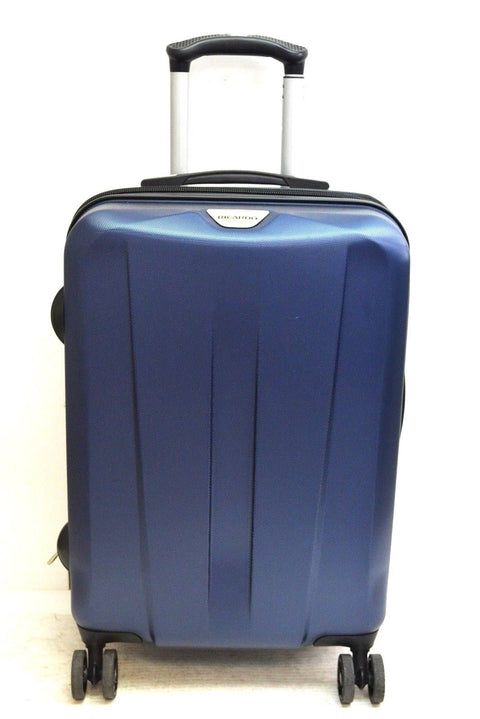 $280 Ricardo Beverly Hills 21" Hardcase Expandable Spinner Carry On Luggage Blue