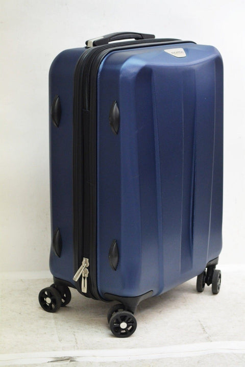 $280 Ricardo Beverly Hills 21" Hardcase Expandable Spinner Carry On Luggage Blue