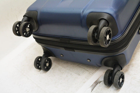$280 Ricardo Beverly Hills 21" Hardcase Expandable Spinner Carry On Luggage Blue