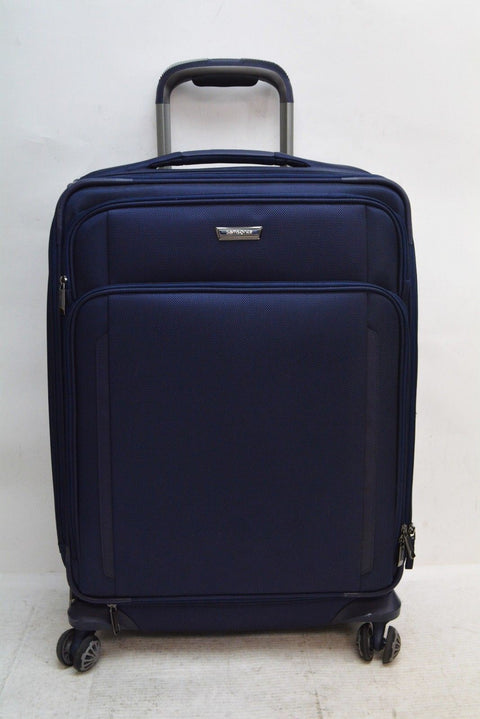 $560 Samsonite Silhouette XV 25" Expandable Spinner Suitcase Luggage Blue