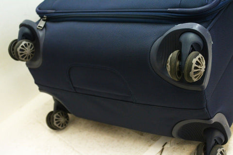 $560 Samsonite Silhouette XV 25" Expandable Spinner Suitcase Luggage Blue