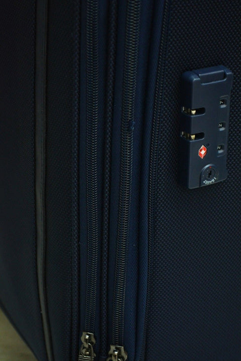 $560 Samsonite Silhouette XV 25" Expandable Spinner Suitcase Luggage Blue