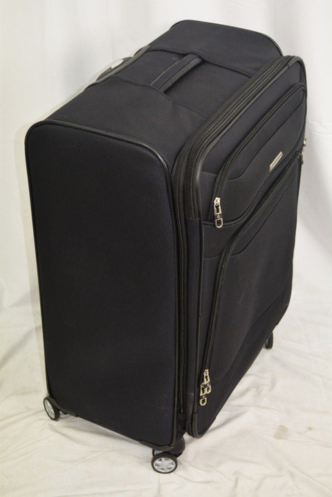 $560 Samsonite Stackit 2 Soft 25'' Spinner Expandable Luggage Suitcase Black
