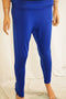 Energie Women's Blue Fold-Over Fitness Yoga Athletic Leggings Pants M - evorr.com