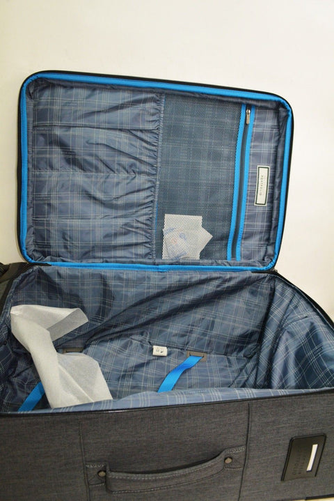 $360 New Perry Ellis Portfolio 29" Soft Case Expandable Dual Spinner Luggage