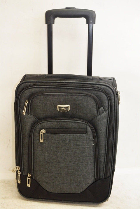 High Sierra Wheeled Under Seat Suitcase Carry-on Travel Tote Bag Gray