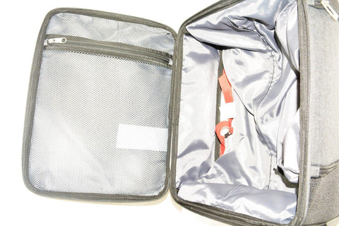 High Sierra Wheeled Under Seat Suitcase Carry-on Travel Tote Bag Gray