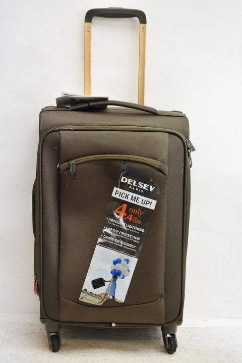 $240 NEW Delsey Hyperlite 2.0 20" Carry On Lightweight Spinner Suitcase Luggage