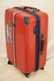 $375 New TOMMY HILFIGER Red Basket weave 28'' Hard Case Spinner Suitcase Luggage