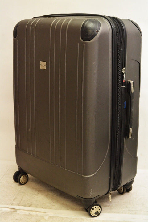 $280 Ricardo 28" Hardside Expandable Spinner Luggage Suitcase Brown