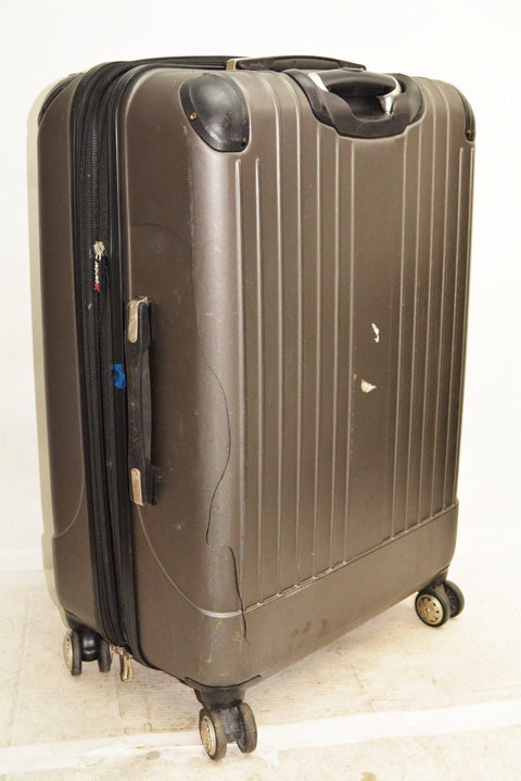 $280 Ricardo 28" Hardside Expandable Spinner Luggage Suitcase Brown