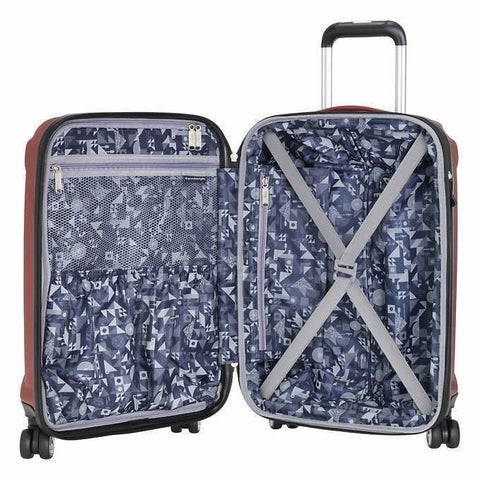 $250 Skyway Nimbus 20" Hard Expandable 8 Wheel Spinner Carry-On Suitcase Luggage
