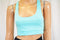 New Energie Young Women's Stretch Blue Medium Impact Athletic Sports Bra XS - evorr.com