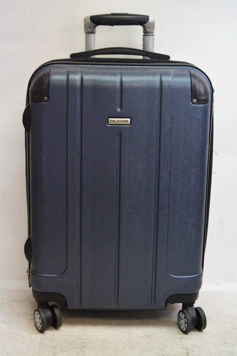 $260 Ricardo Beverly Hills 21" Hardcase Expandable Spinner Carry On Luggage Blue
