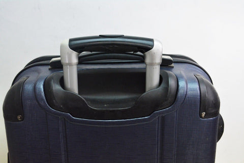 $260 Ricardo Beverly Hills 21" Hardcase Expandable Spinner Carry On Luggage Blue