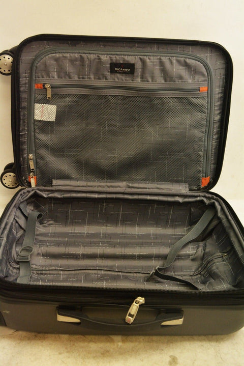 $260 Ricardo Beverly Hills 21" Hardcase 8 wheels Spinner Carry On Luggage Gray