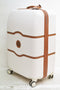 $600 Delsey Chatelet Plus 24" Hardside Spinner Suitcase Luggage Champagne