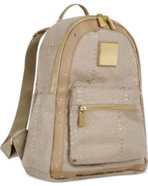 Vince Camuto Loma Snakeskin Carry-On Backpack Beige/Tan