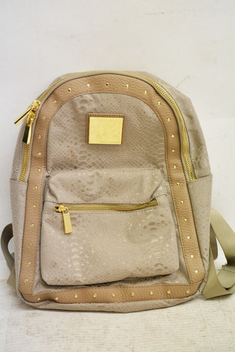 Vince Camuto Loma Snakeskin Carry-On Backpack Beige/Tan