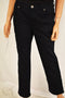 New Style&Co Women's Stretch Black Natural Fit Tummy Control Denim Jeans 6 S - evorr.com