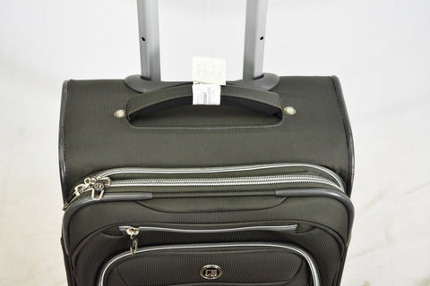 $180 REVO Evolution 21" Spinner Suitcase Gray Carry On Luggage