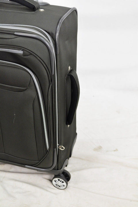 $180 REVO Evolution 21" Spinner Suitcase Gray Carry On Luggage