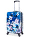 $340 NEW TAG Pop Art 20'' Carry On Hard Luggage Suitcase Floral Garden Blue
