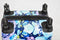 $340 NEW TAG Pop Art 20'' Carry On Hard Luggage Suitcase Floral Garden Blue
