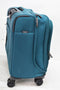 $240 New Delsey Helium Breeze 6.0 Spinner Tote Under seat Travel Bag Teal Green