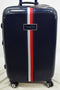 Tommy Hilfiger Basketweave Hardside 25" Spinner Suitcase Luggage Blue