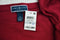Karen Scott Women's Boat Neck Cuffed Slv Cotton Red T-Shirt Blouse Top Plus 1X