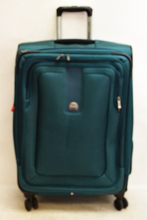 $360 DELSEY Helium Breeze 6.0 25" Soft Expandable Spinner Suitcase Luggage Teal