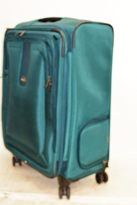$360 DELSEY Helium Breeze 6.0 25" Soft Expandable Spinner Suitcase Luggage Teal