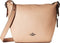 $395 NEW Coach Natural Calf Leather Dufflette Crossbody Shoulder Bag Beige