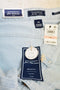 $89 Charter Club Women's Blue Striped Bristol Capri cropp Jeans Denim Plus 14W