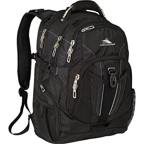 $160 High Sierra XBT TSA Laptop Backpack Shoulder Travel Bag Black - evorr.com