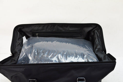 $190 NEW Lipault Lady Plume Wheeled Weekend Travel Bag Black Suitcase Luggage