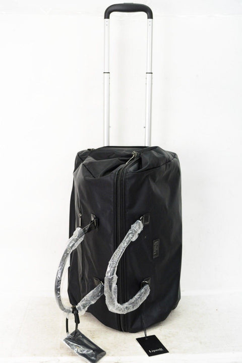 $190 NEW Lipault Lady Plume Wheeled Weekend Travel Bag Black Suitcase Luggage