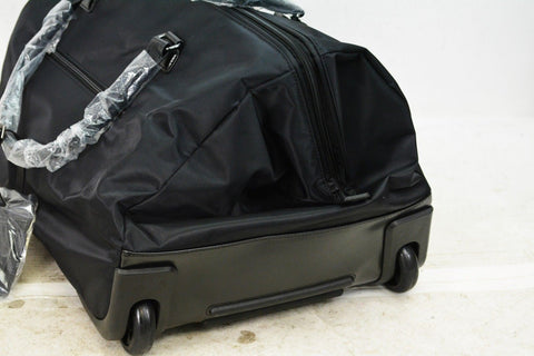 $190 NEW Lipault Lady Plume Wheeled Weekend Travel Bag Black Suitcase Luggage