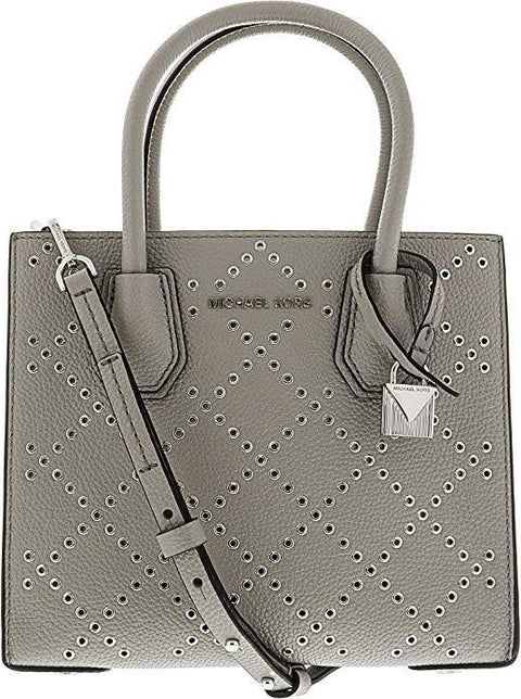 Michael Kors Femmes Gris Merceir Cuir Passe-Fil M Sac Sacoche