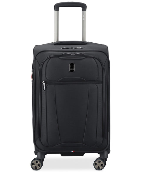 $260 NEW Delsey Helium 360 21" Expandable Spinner Carry-On Suitcase Black