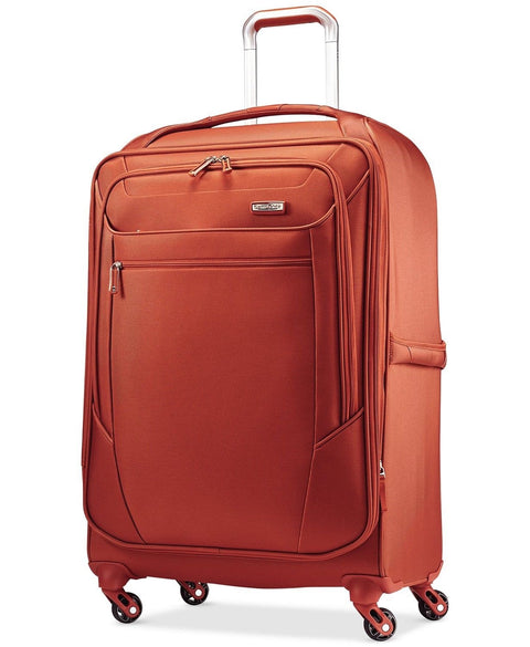 $480 New Samsonite Sphere Lite 2 25" Expandable Spinner Suitcase Orange Luggage