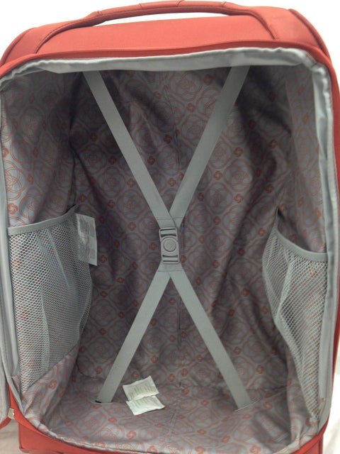 $480 New Samsonite Sphere Lite 2 25" Expandable Spinner Suitcase Orange Luggage