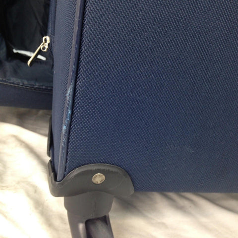 $460 New Nautica Oceanview 5-Piece Luggage Set Spinner Suitcase Blue Yellow