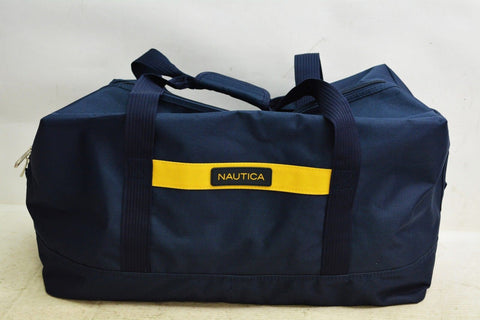 $460 New Nautica Oceanview 5-Piece Luggage Set Spinner Suitcase Blue Yellow