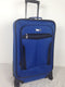 $340 NEW Travel Select Segovia 22" Luggage Spinner Suitcase Blue Carry On Soft