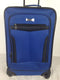 $340 NEW Travel Select Segovia 22" Luggage Spinner Suitcase Blue Carry On Soft