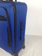$340 NEW Travel Select Segovia 22" Luggage Spinner Suitcase Blue Carry On Soft