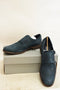 New Kenneth Cole Reaction Men Blue Monk-Strap Loafer Suede Dress Shoes US 10M