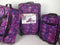 $200 TAG Travel Springfield III Print 3 PC Set Suitcase Luggage Purple Floral
